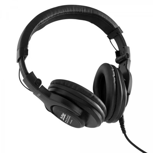 On Stage WH4500 Professional Studio Headphones with 10' Detachable Cable, Closed-Back Design, Adjustable Headband, Includes Nylon Pouch