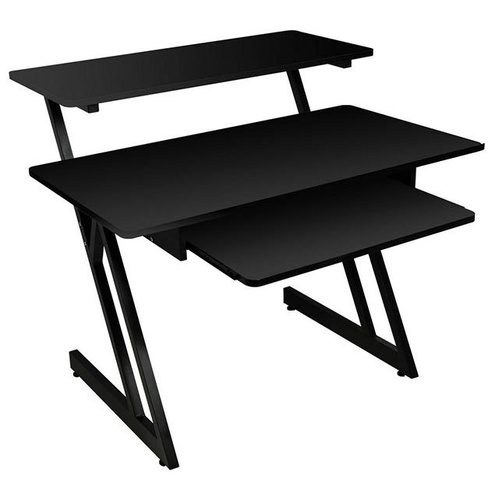 On Stage WS7500B Wooden Workstation with Black Steel Frame