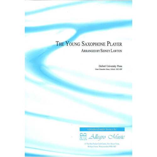Young Saxophone Player Alto Sax Piano Archive (Softcover Book)