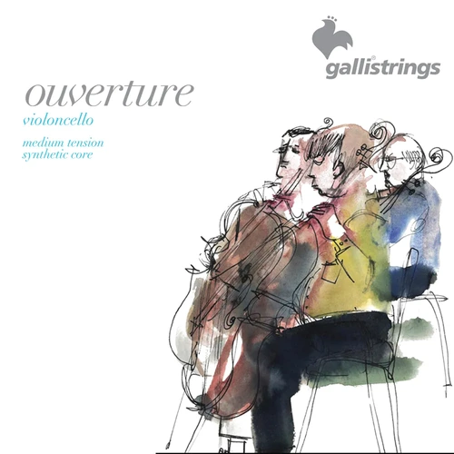 Galli 4/4 Overture Synthetic Cello Strings Set