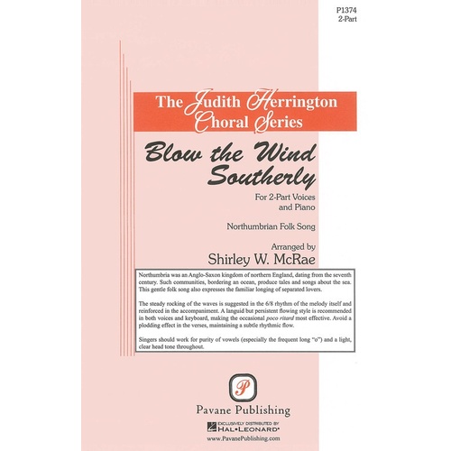 Blow The Wind Southerly 2Pt Book