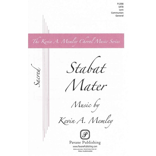 Stabat Mater SATB Book