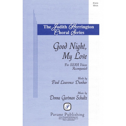 Good Night My Love SSAa Book