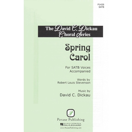 Spring Carol SATB Book