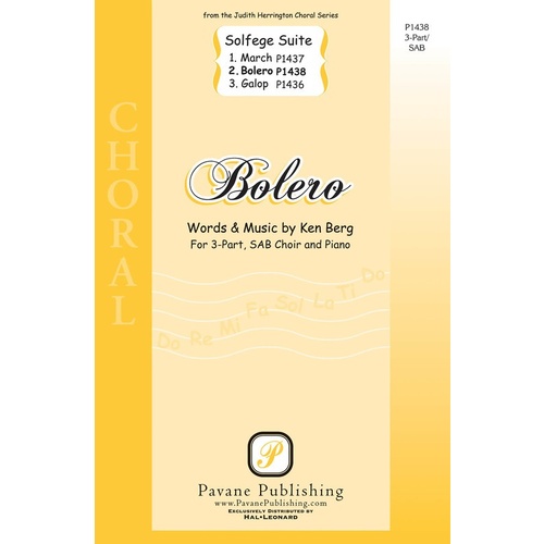 Bolero From Solfege Suite Sab Book