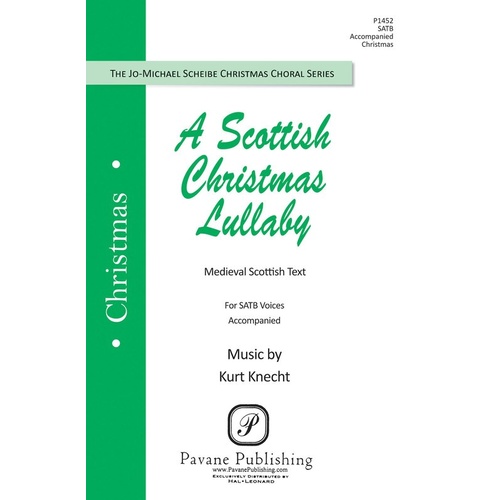Scottish Christmas Lullaby SATB Book