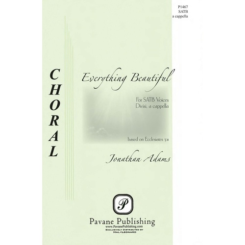 Everything Beautiful SATB A Cappella Book