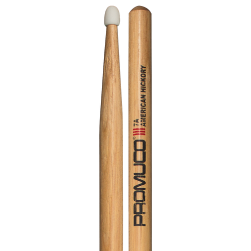 Promuco 1801N7A American Hickory 7A Drumsticks with Nylon Tip