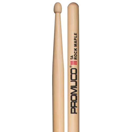 Promuco 18025A Rock Maple 5A Wooden Tip Drumsticks