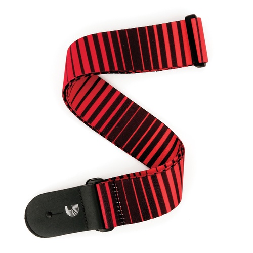 Optical Art, Red Stripes - by D'Addario