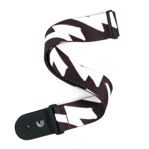 Polyester Guitar Strap, Graffiti Bolts, by D'Addario