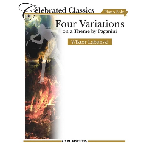 Labunski - Four Variations on a Theme by Paganini for Piano Solo, 8 Pages, Carl Fischer