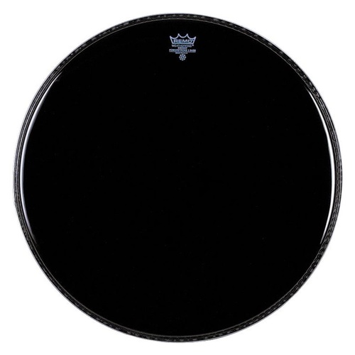Remo 22" Powerstroke 3 Ebony w/ 5" Black Dynamo