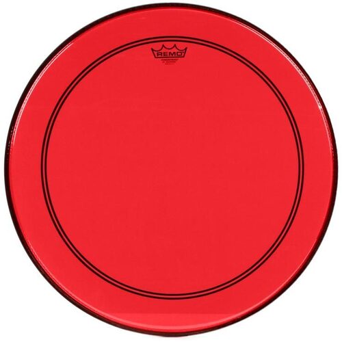 Remo 22" Powerstroke 3 Colortone Red Bass Drum Head 