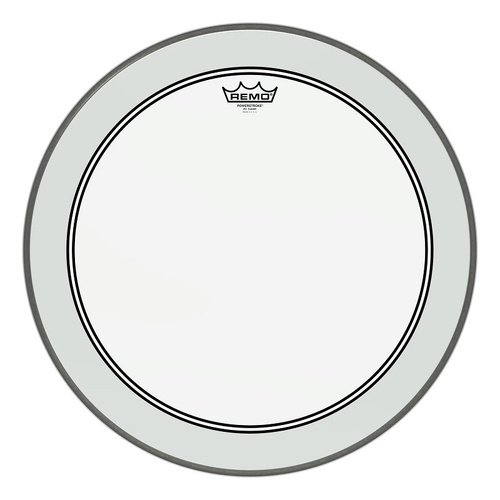 Remo Powerstroke 3 Series Bass Drum Head - 24" No Stripe Clear