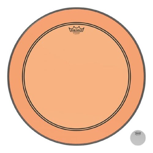 Remo 26" Powerstroke 3 Colortone Orange Bass Drum Head w/Port