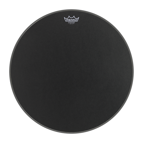 Remo P3-1822-ES Powerstroke 3 Black Suede 22" Bass Drumhead