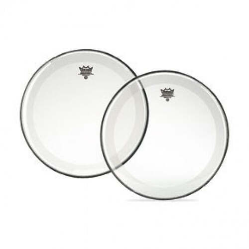 Remo P4-1320-C2 Powerstroke 4 Bass Drum Head Skin 20 Inch Clear PS4 With Falam Patch