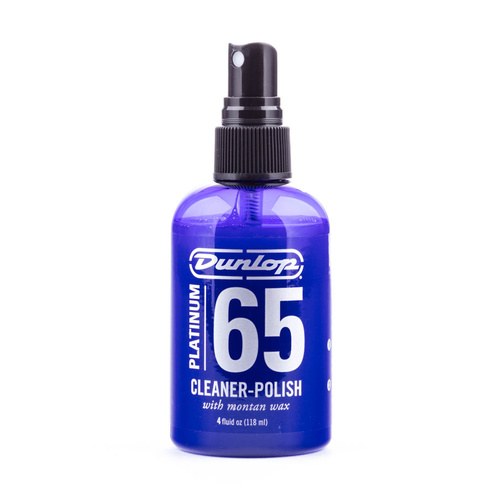 Jim Dunlop Platinum 65 Guitar Cleaner Polish with Montan Wax 118ml P65CP4