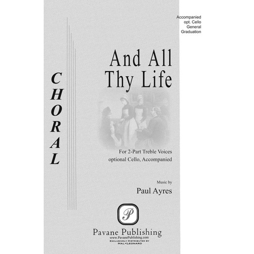 And All Thy Life Chamber Orch Accomp Book