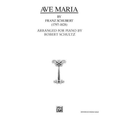 Ave Maria Piano Sheet Music