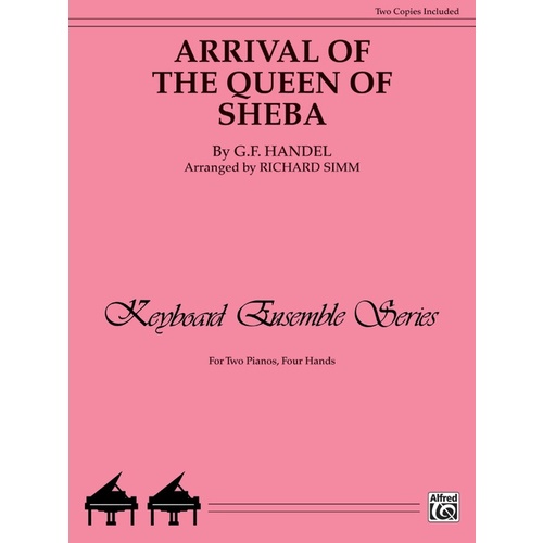 Arrival of the Queen of Sheba Intermediate Piano Sheet Music 2P4H