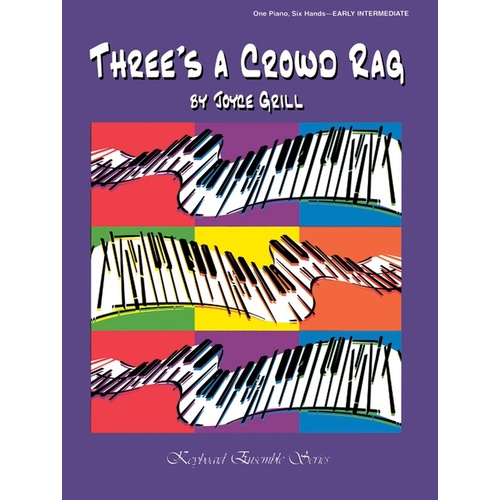 Threes a Crowd Rag Piano Trio Sheet Music 1P6H