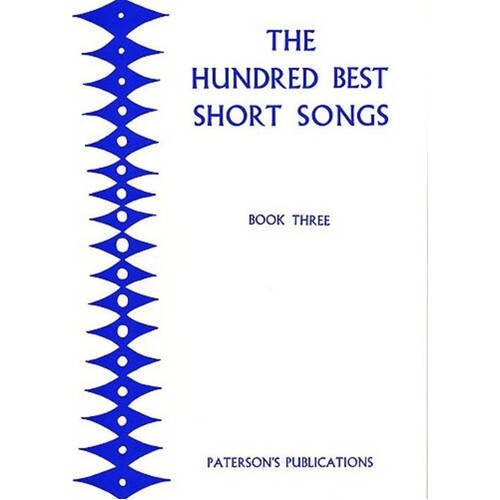 The 100 Best Short Songs Book 3 Voice/Piano (Softcover Book)