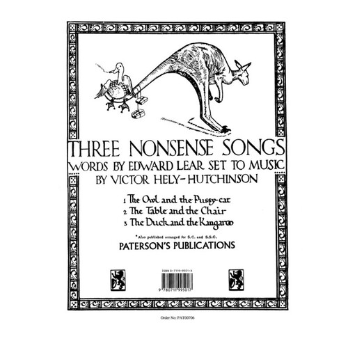 Hutchinson 3 Nonsense Songs