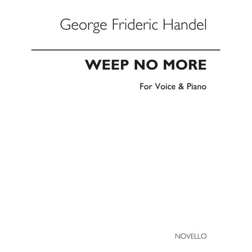 Handel Weep No More Alto(Arc)
