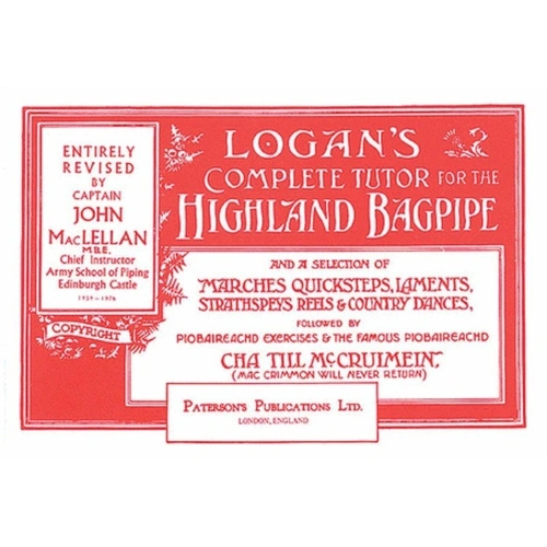 Logans Complete Bagpipe Tutor by Paterson's Publications