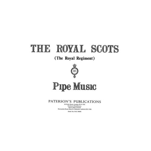 Royal Scots Book Of Pipe Music(Arc)