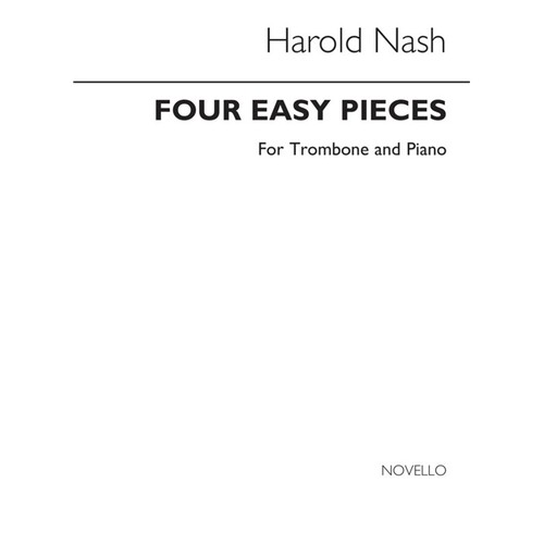Nash 4 Easy Pieces Trombone And Piano Book