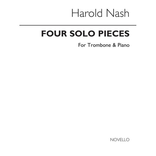 Nash 4 Solo Pieces Trombone And Piano(Arc) Book