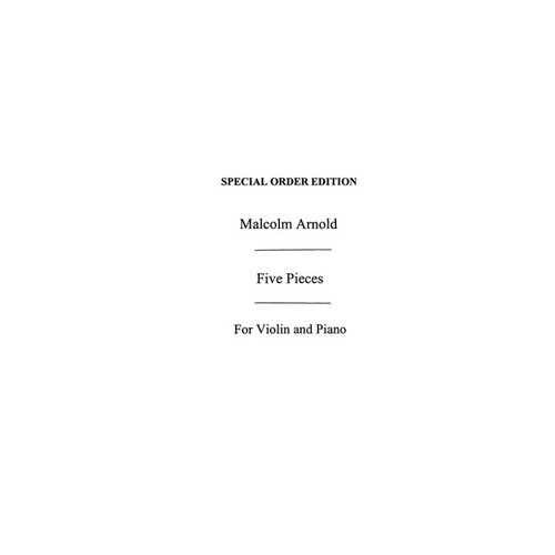 Arnold 5 Pieces Op.84 Violin And Piano(Arc Book
