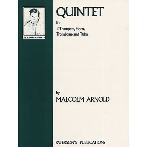 Arnold Quintet Brass Op 73 Parts Book