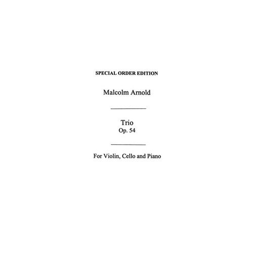 Arnold Piano Trio Op54 Score/Pts(Arc) Book