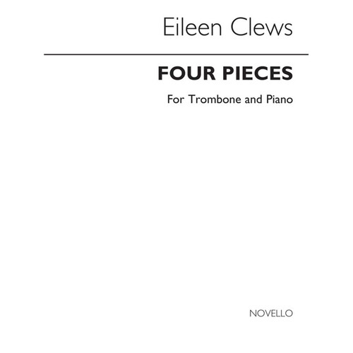 Clews 4 Pieces Trombone And Piano Book
