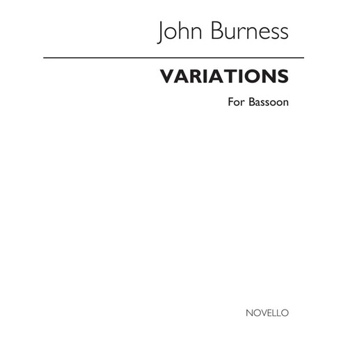 Burness Variations Solo Bassoon(Arc) Book