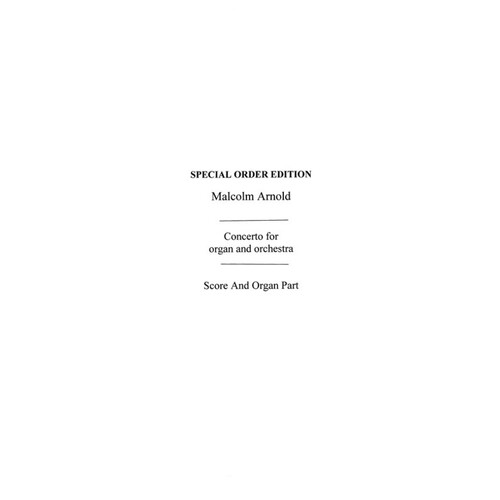 Arnold Organ Concerto Op.47 Book