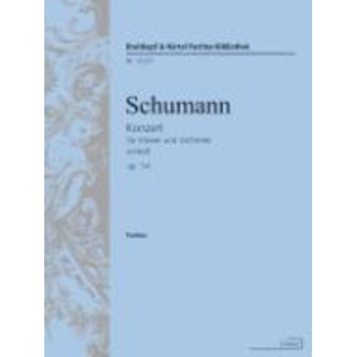 Piano Concerto A Min Op 54 Urtext Study Score (Softcover Book)