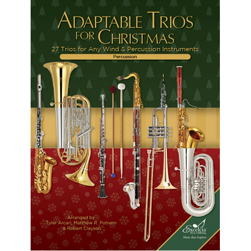 Adaptable Trios for Christmas - Percussion Chamber Music for 3 Instruments