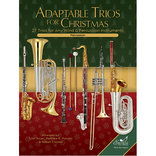 Adaptable Trios for Christmas - Percussion Sheet Music for 3 Instruments