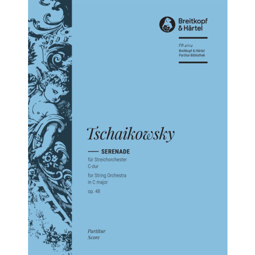 Serenade For Strings Op 48 C Score (Softcover Book)