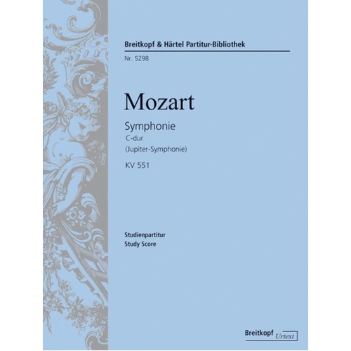 Symphony No 41 K 551 C Jupiter Study Score Urtex
