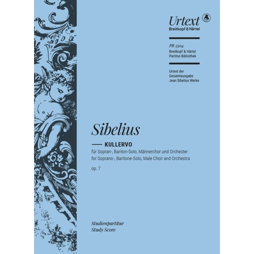 Kullervo Op 7 Study Score Urtext