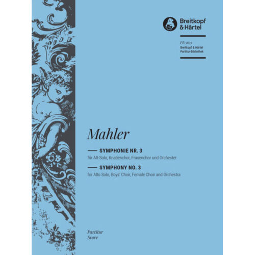 Mahler - Symphony No 3 Full Score Softcover