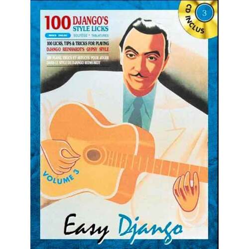 Easy Django Book 3 Book/CD Guitar TAB (Softcover Book/CD)
