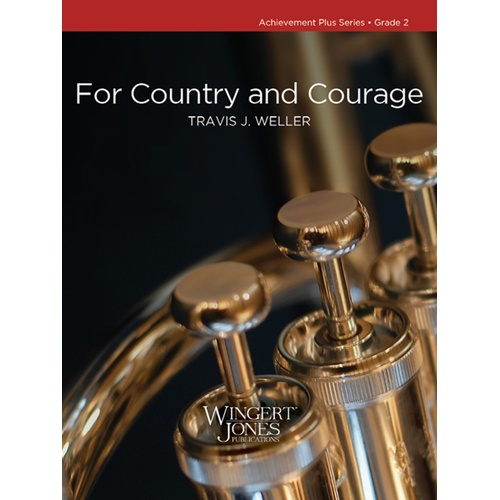 For Country And Courage Cb2 Sc/Pts Score/Parts