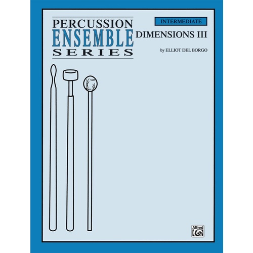 Dimensions Iii Percussion Perf Del Bor